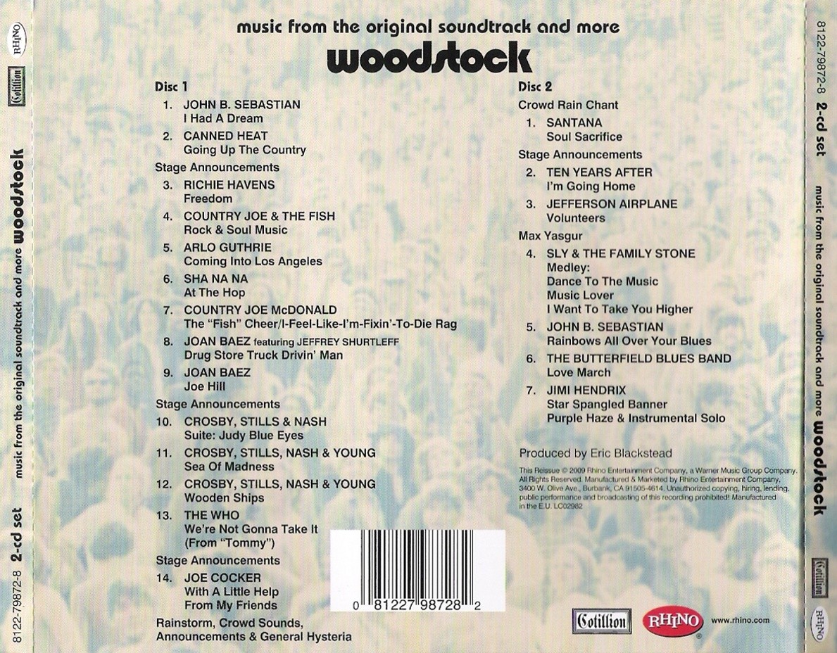 My Music Collection Woodstock